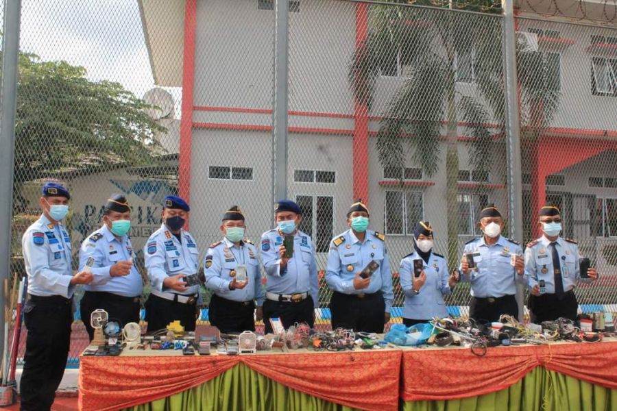 Antisipasi Gangguan Kamtib Jelang Nataru, UPT Pemasyarakatan Kepri Gelar Apel Siaga