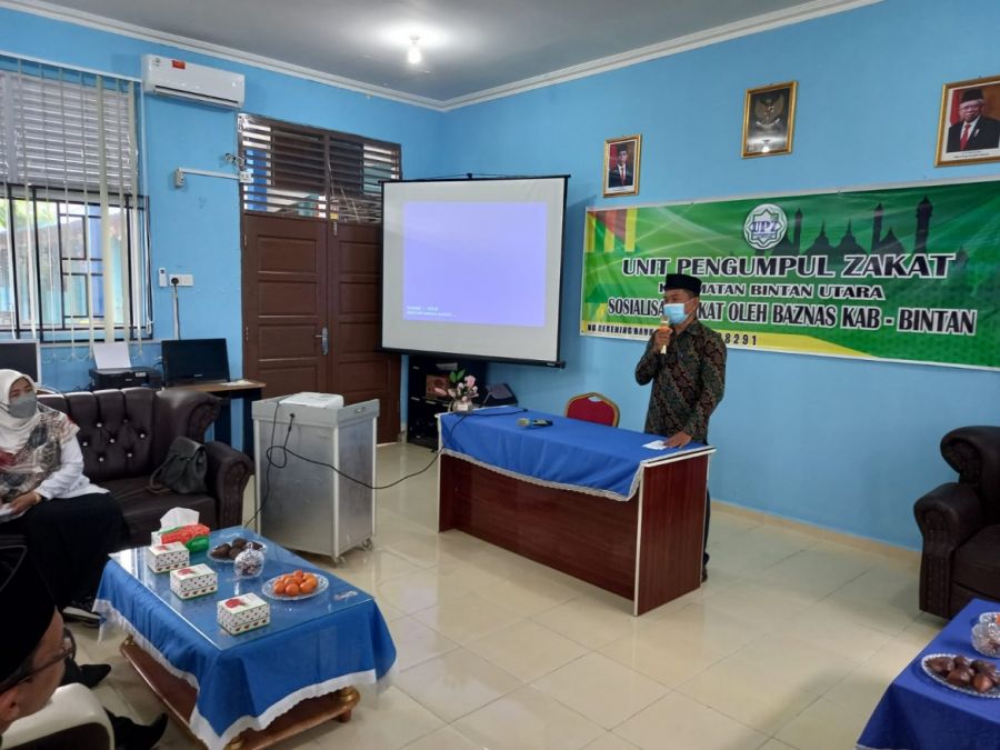 Baznas Bintan Sosialisasi Terkait Mekanisme Pemungutan Zakat Profesi Guru di Kecamatan Binut