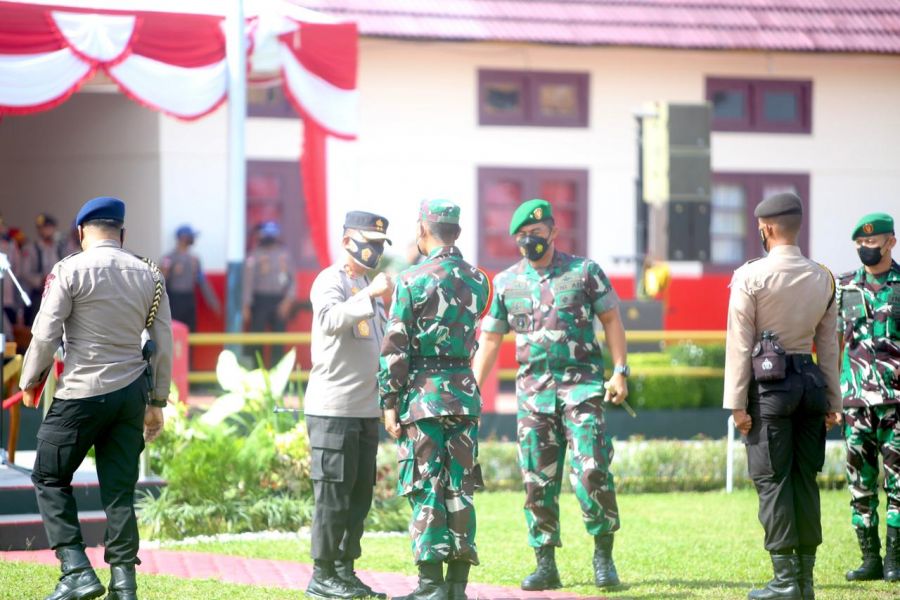 Buka Pendidikan Latihan Integrasi Dikmaba TNI AD dan Diktuba Polri Tahun 2021