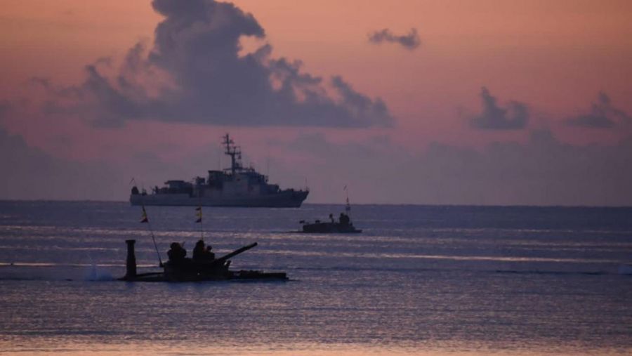 Ciptakan Rasa Aman di Perairan, TNI AL Latihan Latopsfib Skala Besar