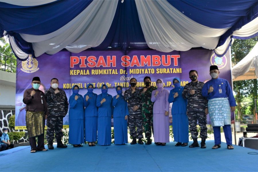 Danlantamal IV Hadiri Pisah Sambut Karumkital Dr Midiato