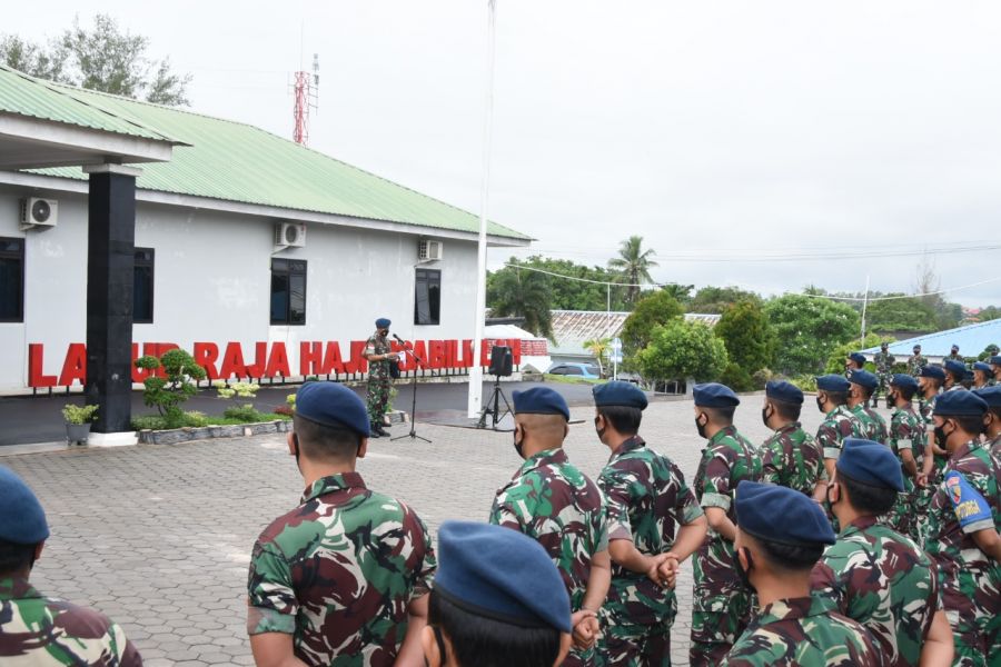 Danlanud RHF Pimpin Apel Luar Biasa di Awal Tahun 2022