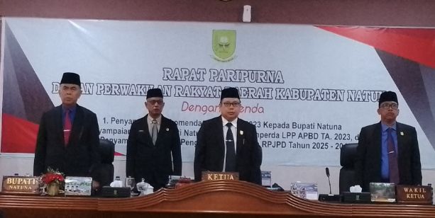 Dewan Perwakilan Rakyat Daerah Natuna Gelar Rapat Paripurna