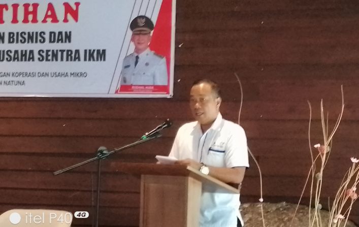 Disperindagkopum Natuna Laksanakan Pelatihan Bisnis Dan Menejemen Wira Usaha Sentra IKM
