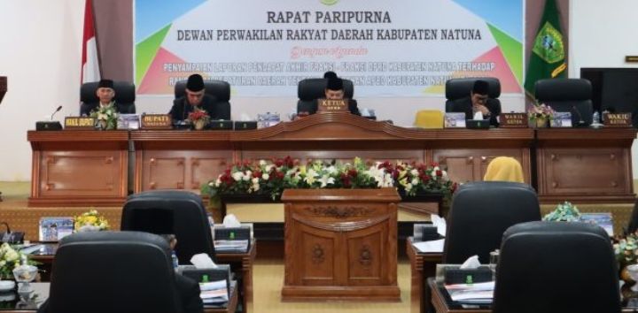 DPRD Natuna Gelar Rapat Paripurna Pengesahan APBD  Perubahan Tahun 2024