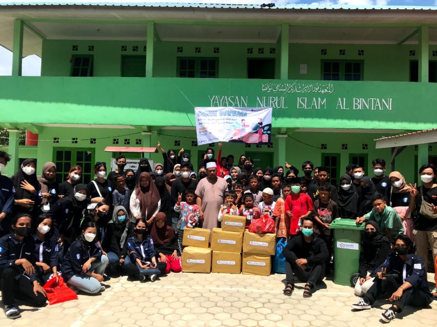 Hari Sumpah Pemuda Ke 93, Genbi Kepri Komsat Umrah Baksos Ke Panti Asuhan Nurul Islam Al-Bintani