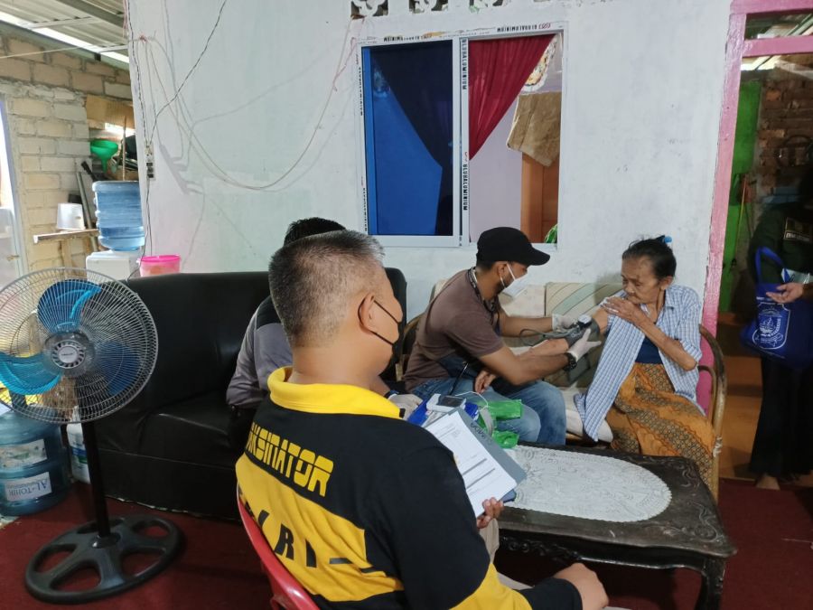 Gesa Vaksinasi, Polres Tanjungpinang Gelar Vaksin Door to Door