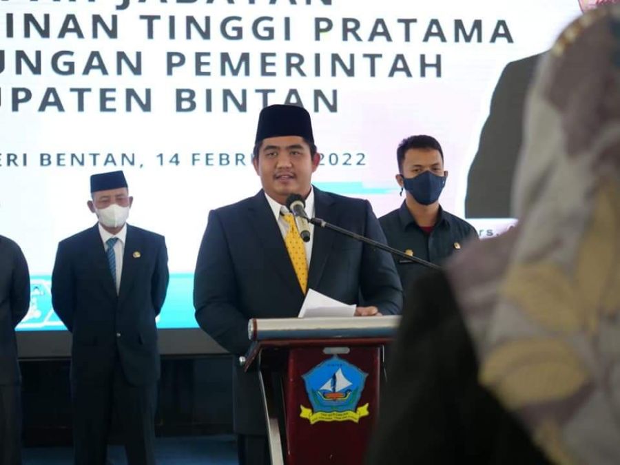 Hasil Job Fit, Roby Lantik 13 Pejabat Tinggi Pratama Pemkab Bintan