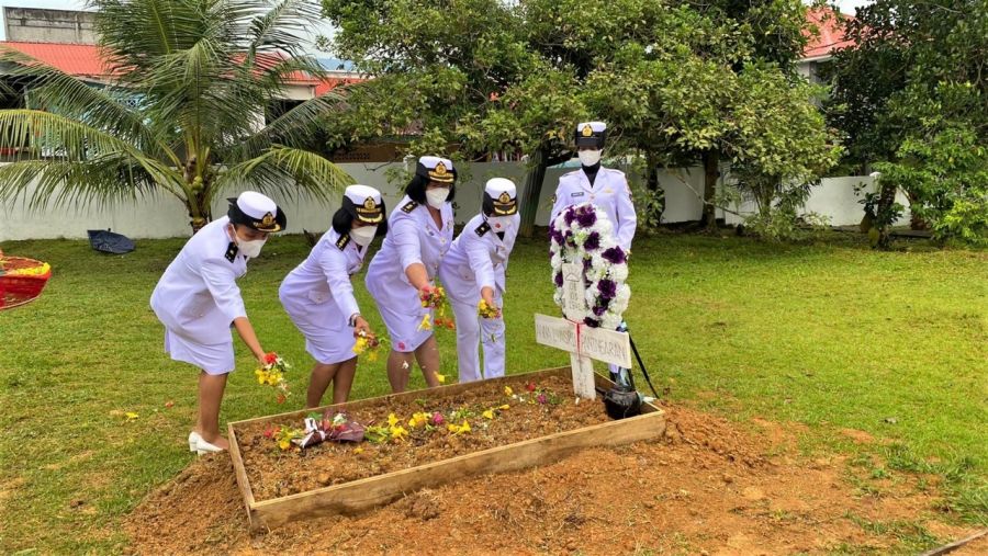 Jelang HUT Kowal ke 76, Aspers Danlantamal IV Pimpin Upacara Ziarah di TMP Pusara Bhakti