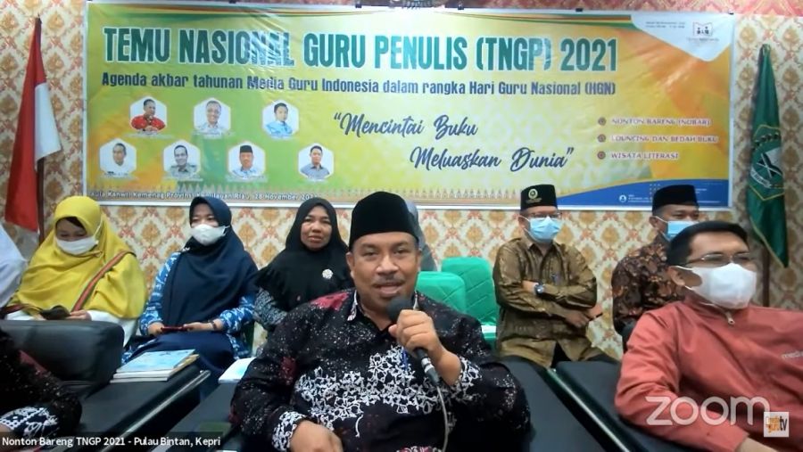 Kakankemenag Bintan Ditetapkan Jadi Tokoh Penggerak Literasi Nasional Pada TNGP 2021