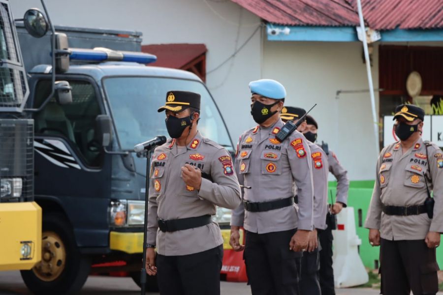 Ternyata! Kapolres Bintan yang Pimpin Pengamanan Aksi Demo Buruh di Industri Kuala Lobam