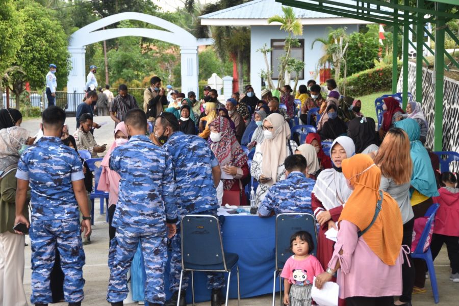 Maknai Peringatan Hari TNI AU Ke-76, Lanud RHF Gelar Berbagai Rangkaian Kegiatan Kemanusiaan