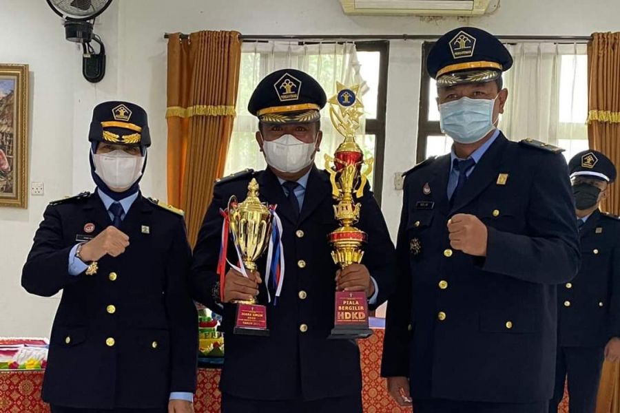 Perlombaan Peringatan HDKD 2021, Lapas Narkotika Kelas IIA Tanjungpinang Sabet Juara Umum