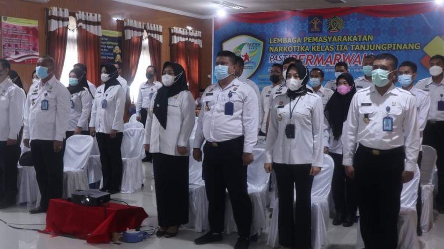 Lapas Narkotika Tanjungpinang Ikuti Deklarasi Janji Kinerja