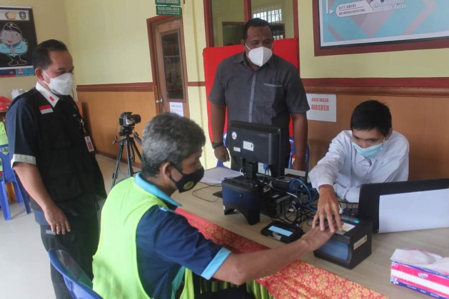 Lapas Narkotika Tanjungpinang Laksanakan Perekaman KTP Elektronik bagi WBP