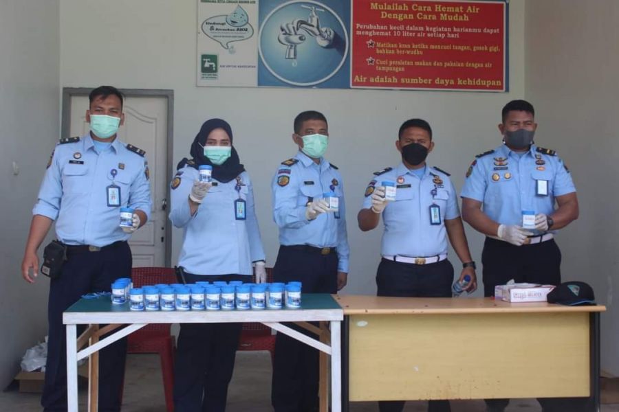 Lapas Narkotika Tanjungpinang Lakukan Tes Urine Petugas dan WBP