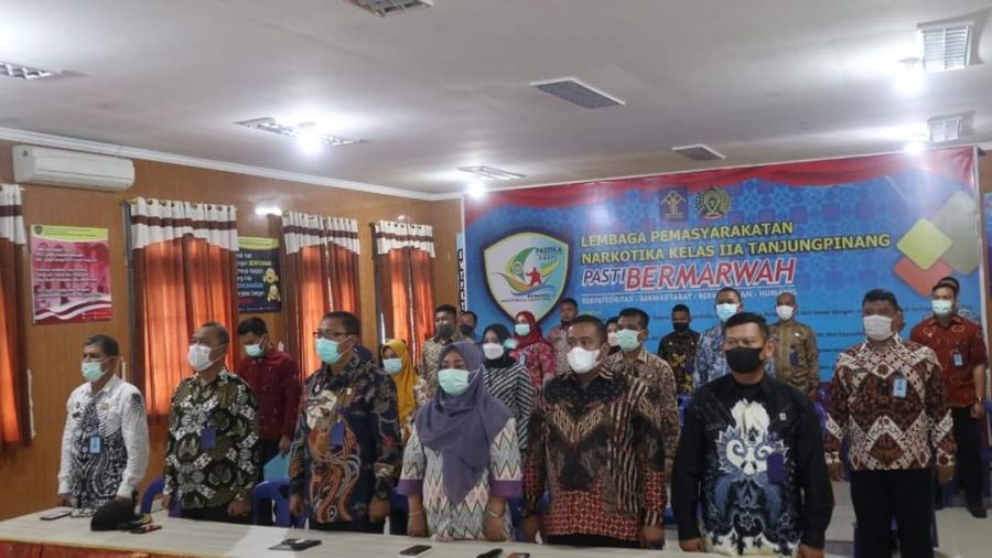 Melalui Vicon, Lapas Narkotika Tanjungpinang Ikuti Kegiatan Pos Kumham Kanwil Kemenkumham Kepri