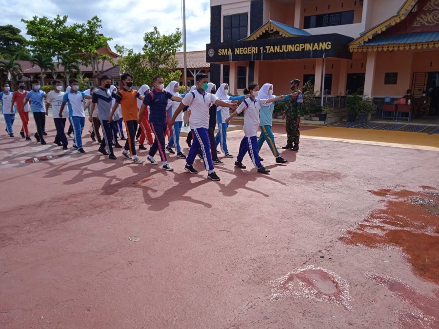 Murid Antusias Ikuti PBB, Binpotdirga Lanud RHF Siap Berikan Yang Terbaik