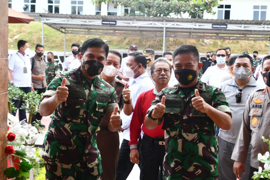 Pangdam I/BB Resmikan Lapangan Tembak Korem 033/WP