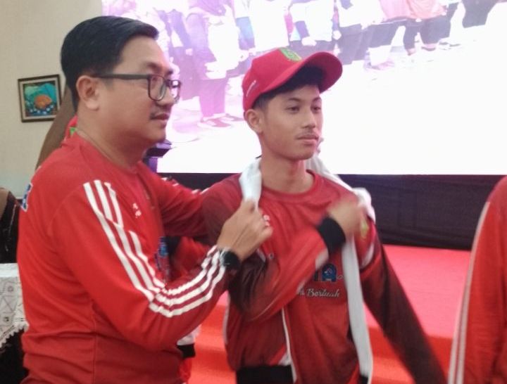 Pelepasan Kontingen POPDA IX Kabupaten Natuna tahun 2024