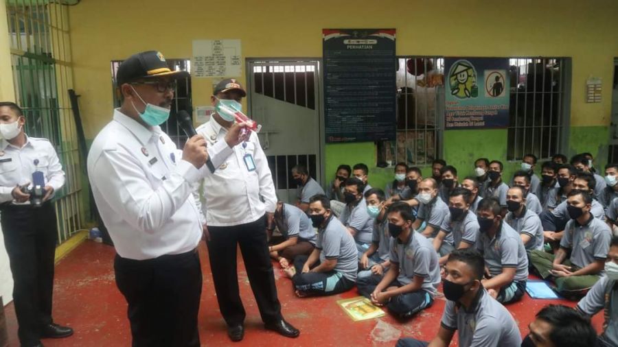 Penuhi Hak Dasar WBP, Pastika Tanjungpinang Distribusikan Peralatan Mandi
