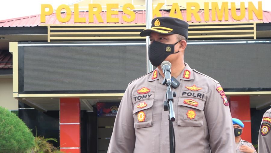 Perubahan Cuaca , Kapolres Karimun Imbau Masyarakat Selalu Waspada