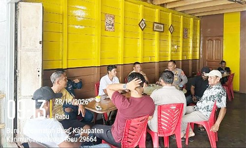 Polsek Buru Serap Aspirasi Warga Lewat Dialog Kamtibmas
