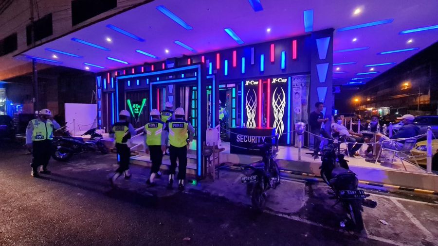 Cegah Pelanggaran di Tempat Hiburan Malam, Satpom AU Lanud RHF Laksanakan Ops Gaktib Yustisi TW 4