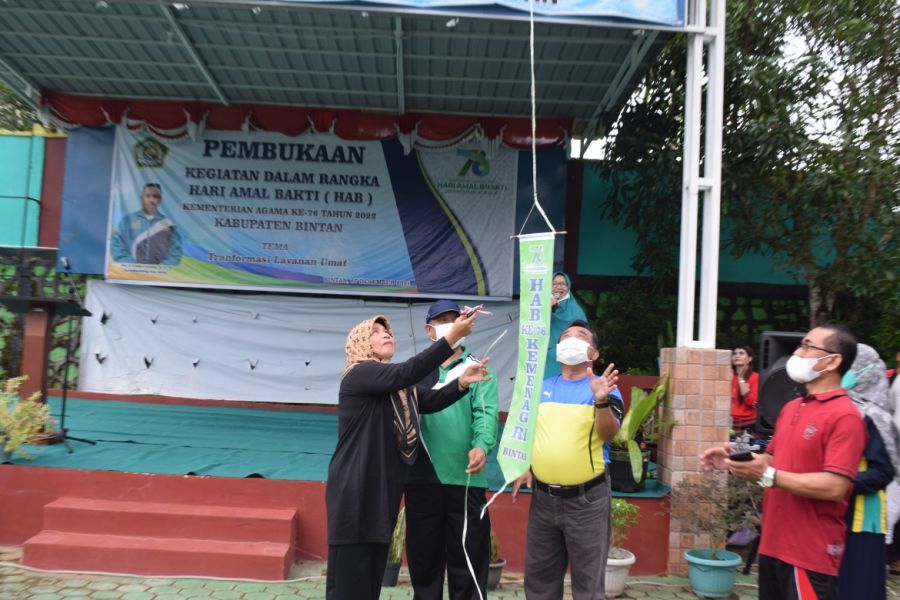 Secara Resmi, Kakankemenag Bintan Buka HAB ke 76