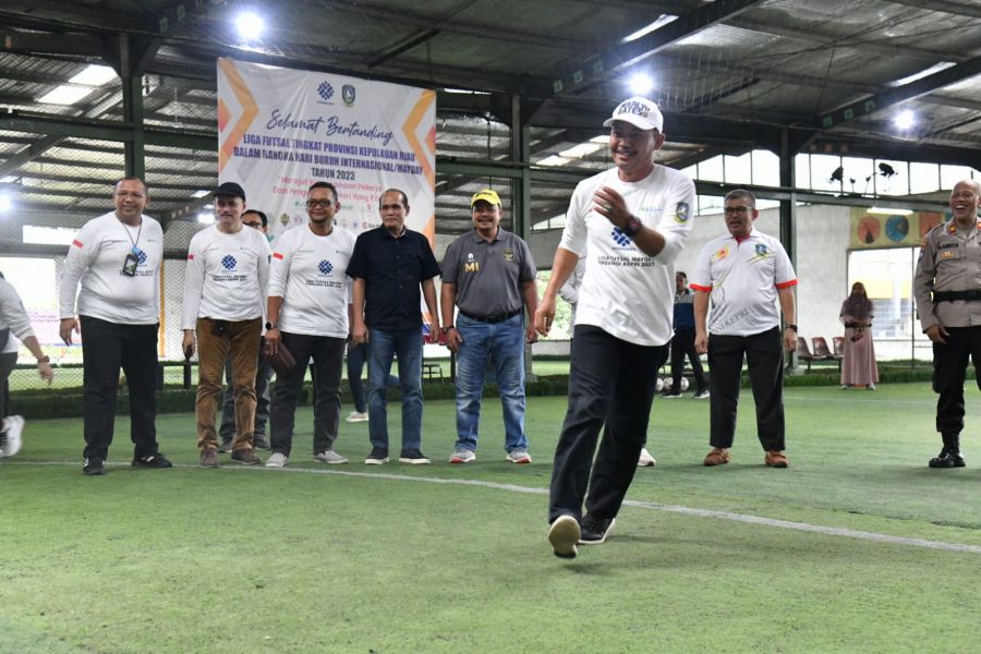 Sekdaprov Adi Tutup Liga Futsal Pekerja Sambut May Day 2023
