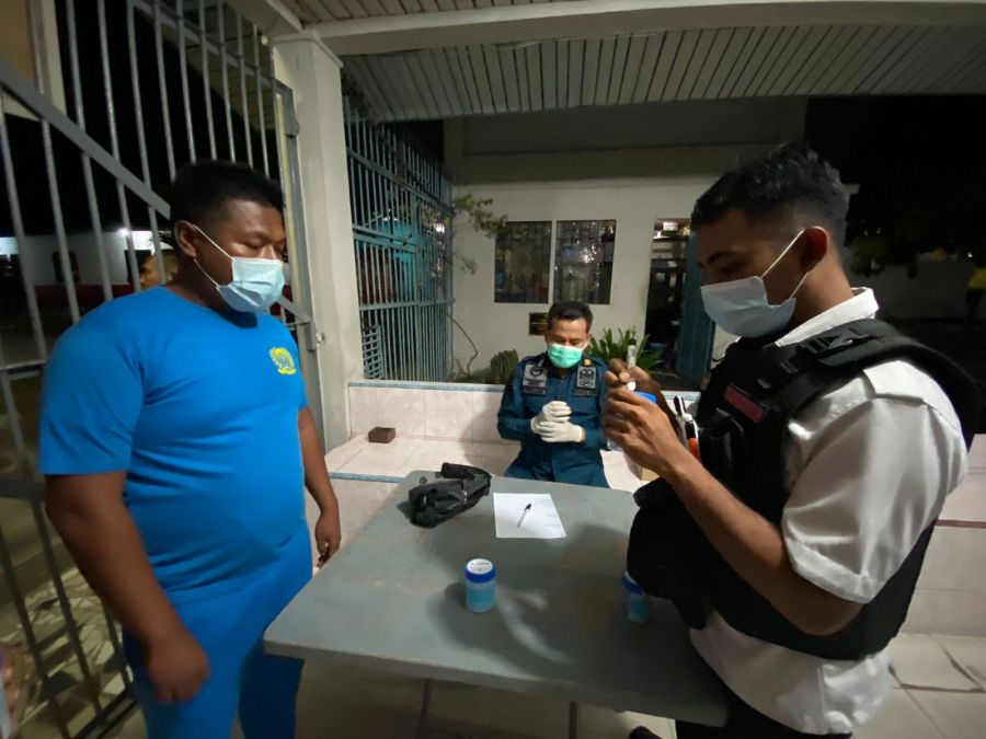 Tim Satopspatnal Kanwil Kamenkumham Kepri Sidak Rutan Kelas IIB TBK