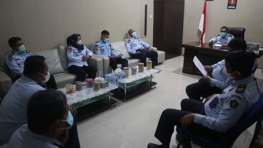 Treatment Kinerja, Kalapas Narkotika Tanjungpinang Gelar Rapat Bersama Jajaran