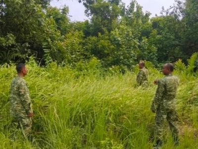 Antisipasi Karhutla, Koramil 01/Bangko Intensifkan Patroli di Kepenghuluan Sungai Besar