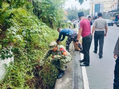 Babinsa Se-Kecamatan Bintan Timur Ikut Goro dan Apel Bersama Forkopincam Sambut Penilaian Adipura