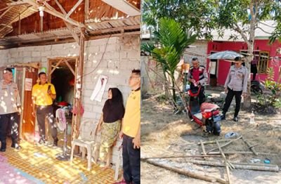 jelang-hut-ri-ke-81-polsek-kuba-gelar-bedah-rumah-warga-lansia-di-tanjung-berlian