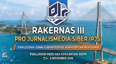 Mahmud Marhaba: Rakernas III PJS di Batam, Perkuat Integritas dan Kompetensi Wartawan
